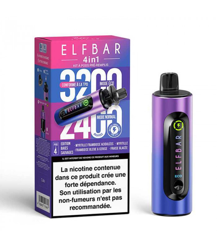 Puff rechargeable EB 4en1 - Elfbar