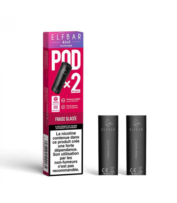 Cartouches EB 4in1 Fraise glacée (x2) Elfbar