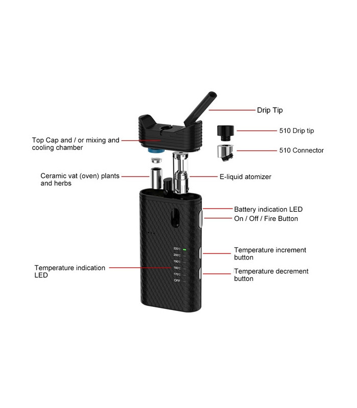 Vapomix - Fumytech - Vaporisateur Portable Et Cigarette Électronique