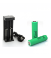 Pack chargeur Mc2 + 2 accus 18650 VTC6