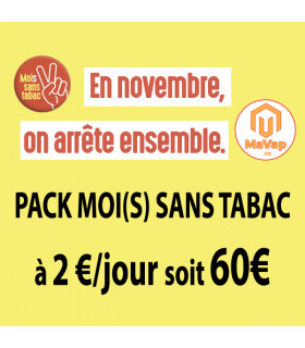 Pack Moi(s) Sans Tabac - 2€/jour