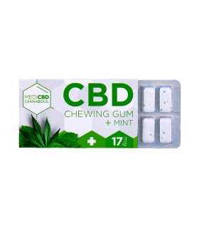 Chewing-gum CBD Menthe MediCBD (17mg CBD)