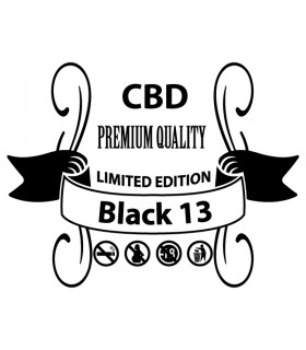 BLACK 13% - Résine de CBD - MV